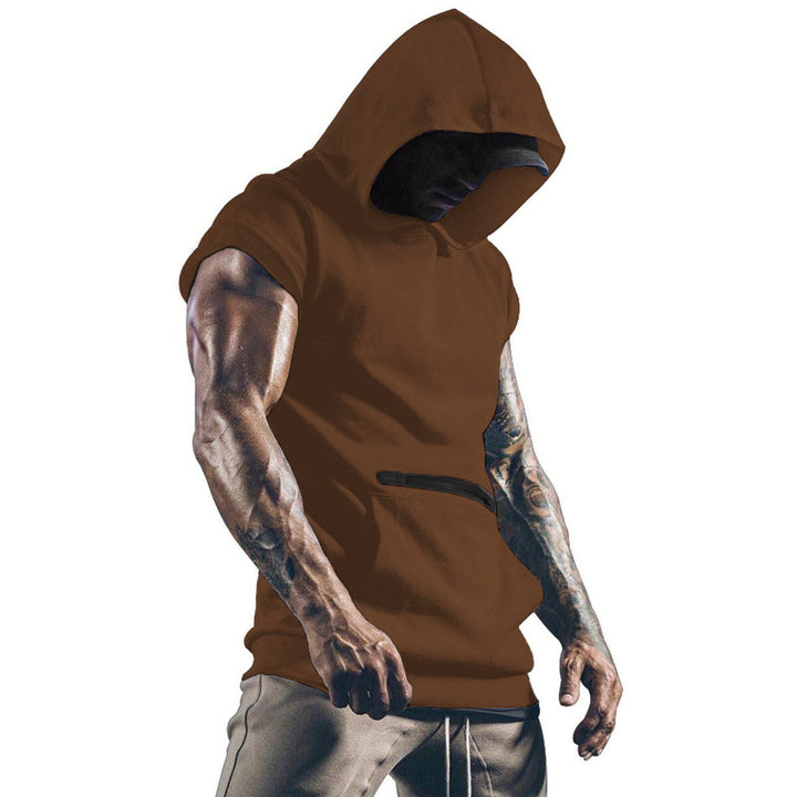 Herrer Performance Muskel Fit Hoodie Stilla