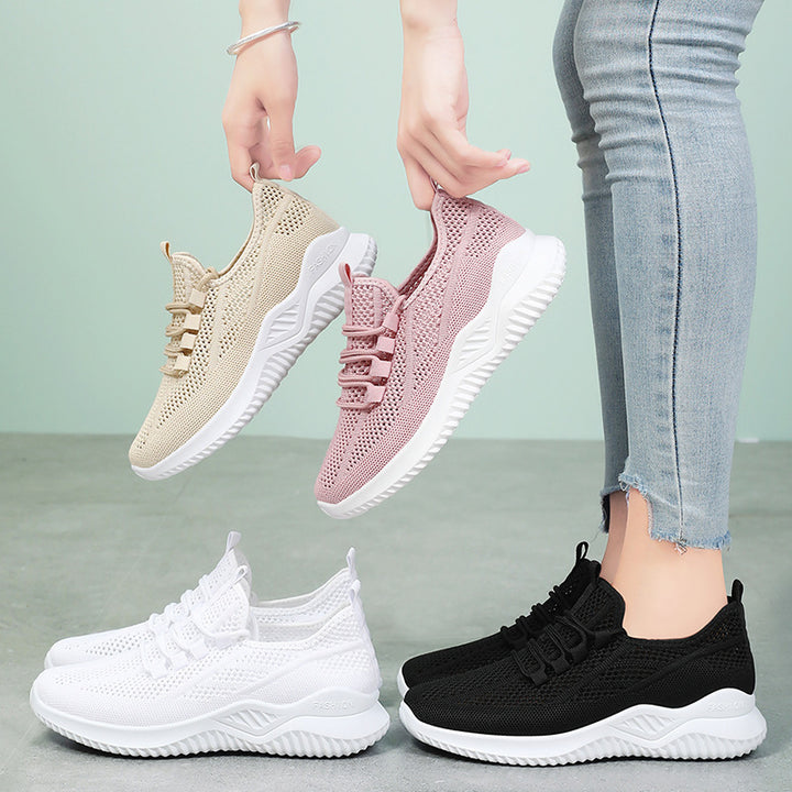 Dame Åndbare Sport Sneakers med innovativt design og skridsikker sål Stilla