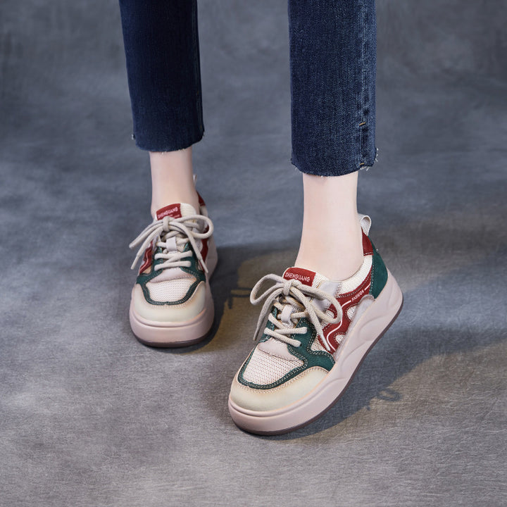 Dame Trendy Chunky Sneakers med åndbart mesh og komfortpolstring Stilla
