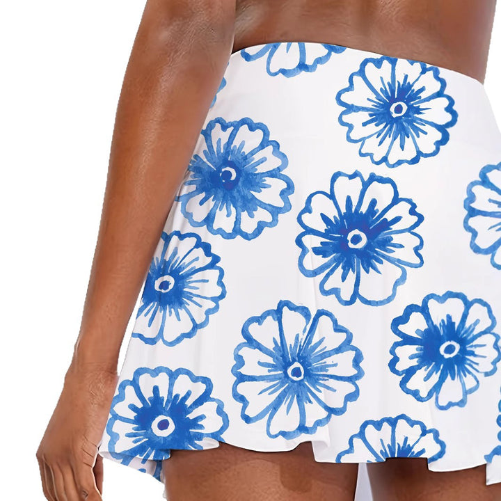 Dame Floral Aktiv Nederdel Stilla