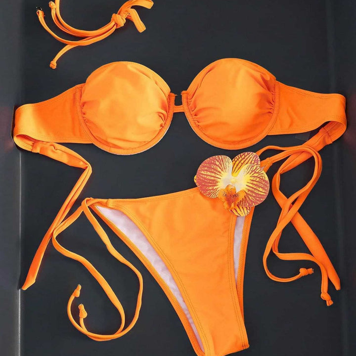 Dame Bikini-sæt med raffinerede accenter Skovae