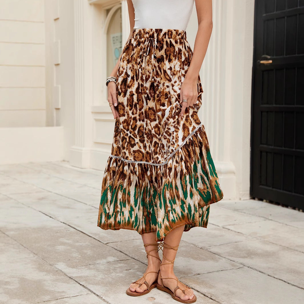Dame Boho Chic Maxi Nederdel Stilla