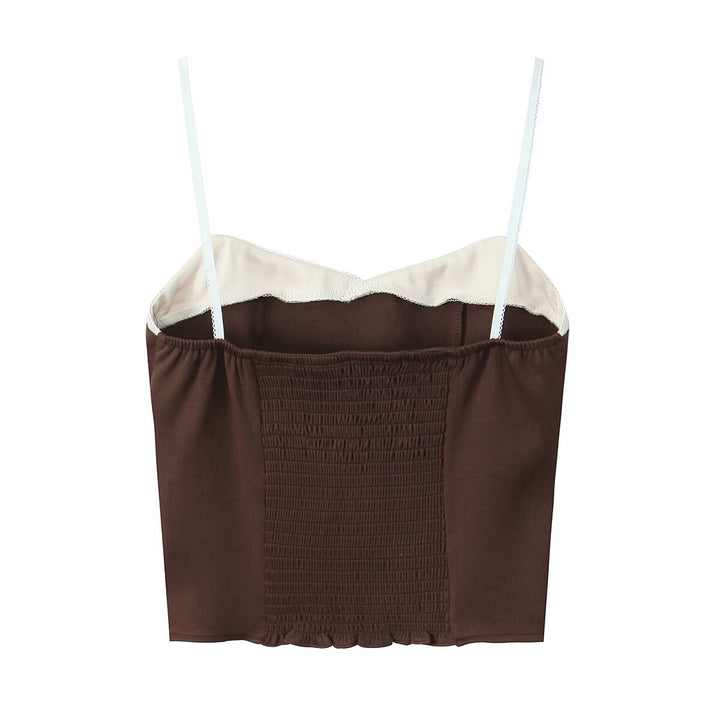 Femme Struktureret Crop Top Stilla