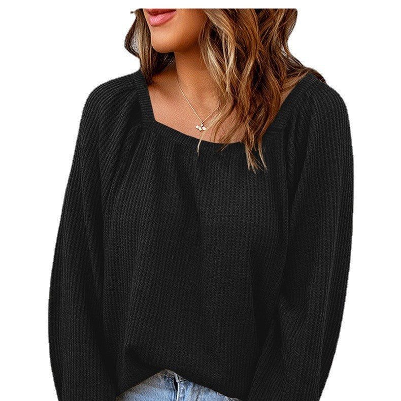 Dame Struktureret Oversize-Strikpullover Stiila