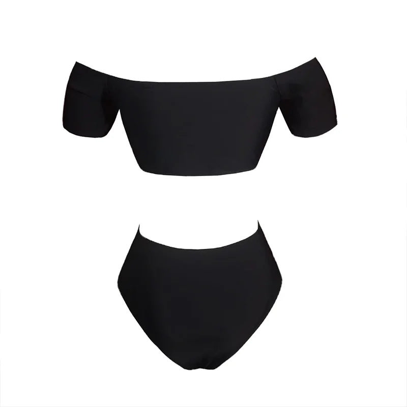 Dame bikini-sæt med elegant blomsterdesign og figurtilpasset skirt Stilla
