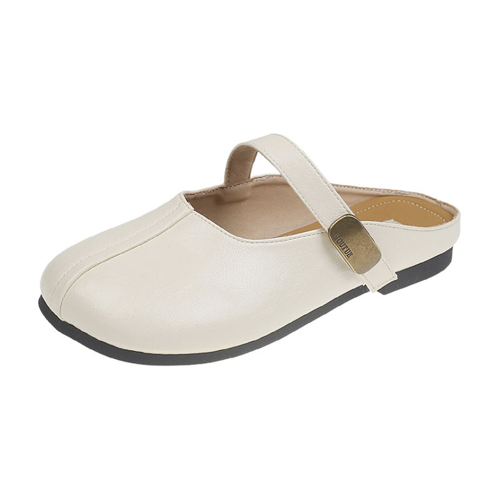 Dame elegante Slingback Mules med moderne remdesign og komfortabel blokhæl Stilla