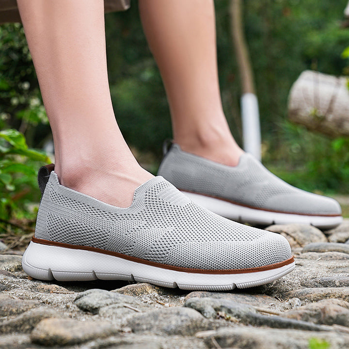 Herrer Åndbare Slip-On Vandresko med Flex-Fit Teknologi Stilla