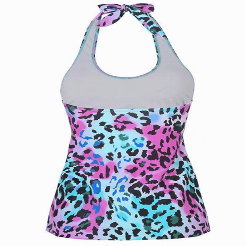 Dame Tankini med raffineret drapering design og høj talje Stilla