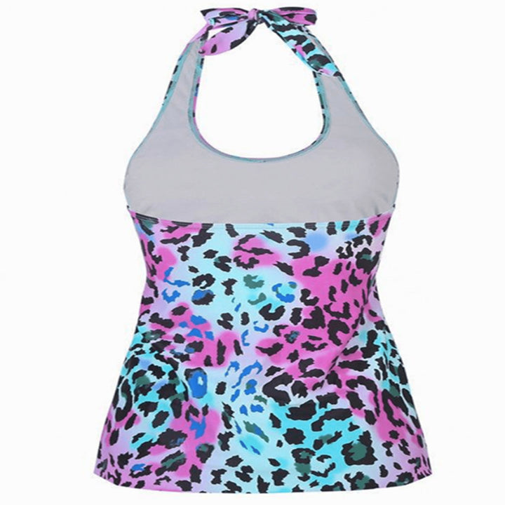 Dame Tankini med raffineret drapering design og høj talje Stilla