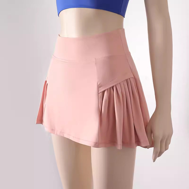 Dame Sporty Løbe shorts med integreret lomme og fashionable wrap design Stilla