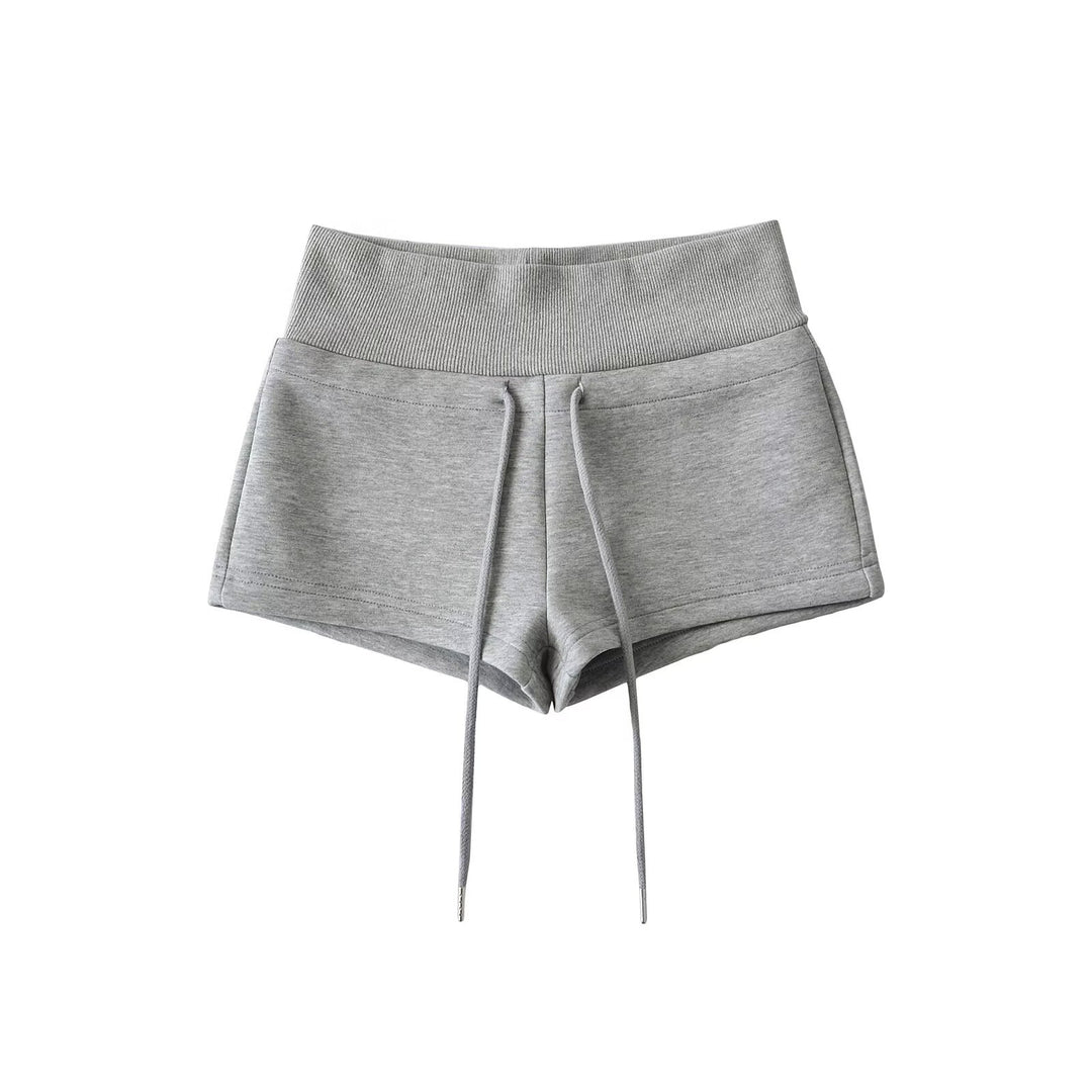 Dame Komfortable Sportshorts med høj talje og praktisk snoretræk Stilla