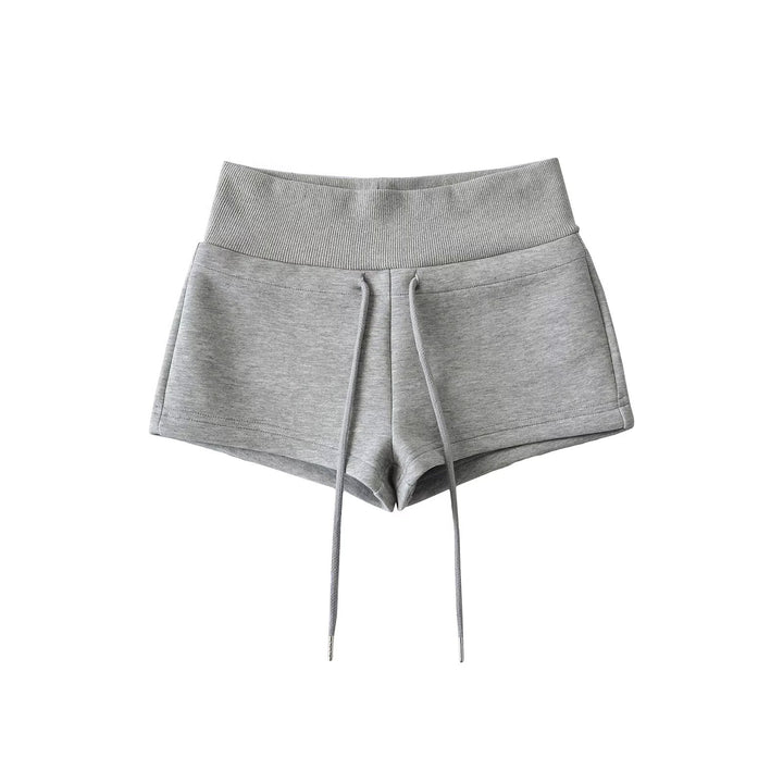 Dame Komfortable Sportshorts med høj talje og praktisk snoretræk Stilla