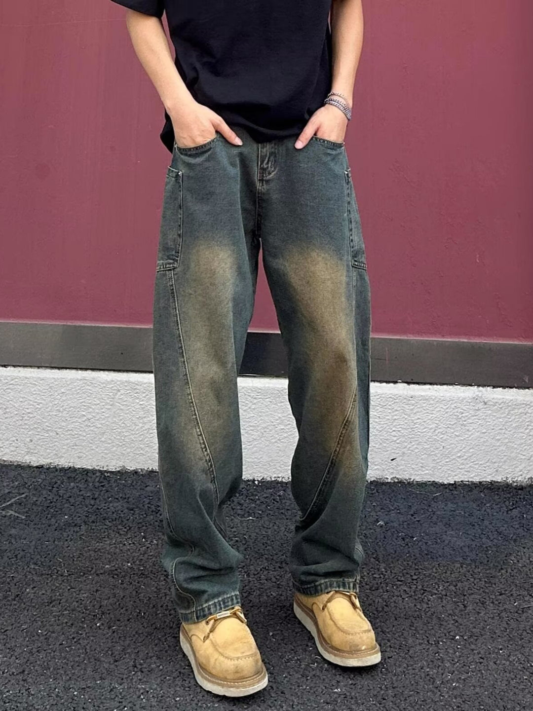 Dame løse jeans i urban stil med moderne snit og praktiske lommer Stilla