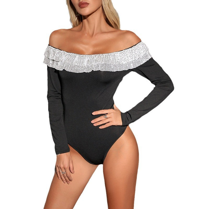 Femme Off-Shoulder Rynkebody Stilla