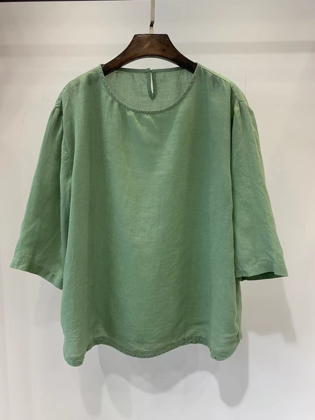 Femme Afslappet Pasform Linned blouse Stilla