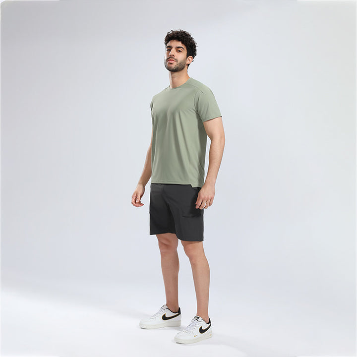 Herrer Åndbart Funktions-T-shirt med ergonomisk pasform og fugttransporterende teknologi Stilla