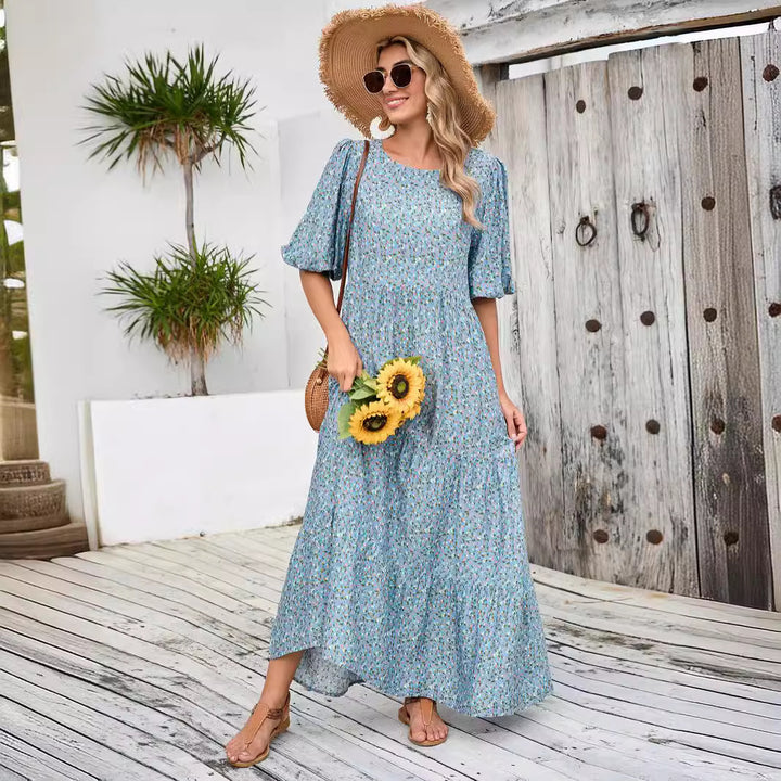 Dame Maxi Kjole i Boho Stil Stilla