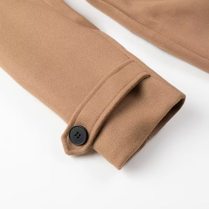 Dame Mode Trenchcoat med figursyet snit og dobbeltryksbehandling Stilla