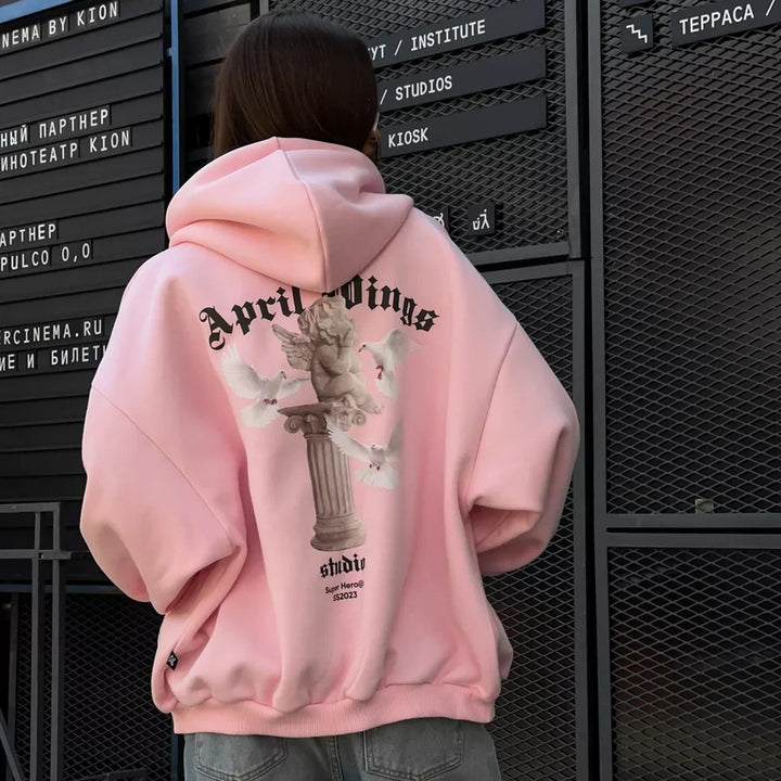 Kvinders Urban Hoodie med eksklusiv grafisk design Stilla