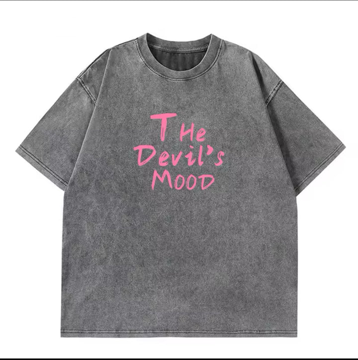 Damer Oversized T-shirt med stilfuld statement-tryk og behagelig pasform Stilla