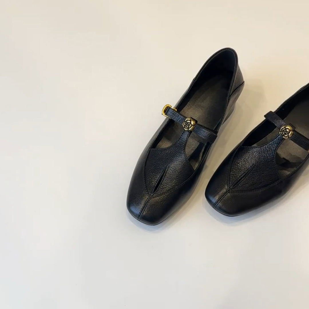 Kvinder Mary Jane Slipper med dekorativ spænde Stilla