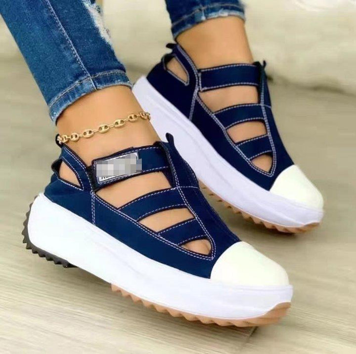 Dame trendy Slip-On Sneakers med åndbar overfladestruktur og skridsikker sål Stilla