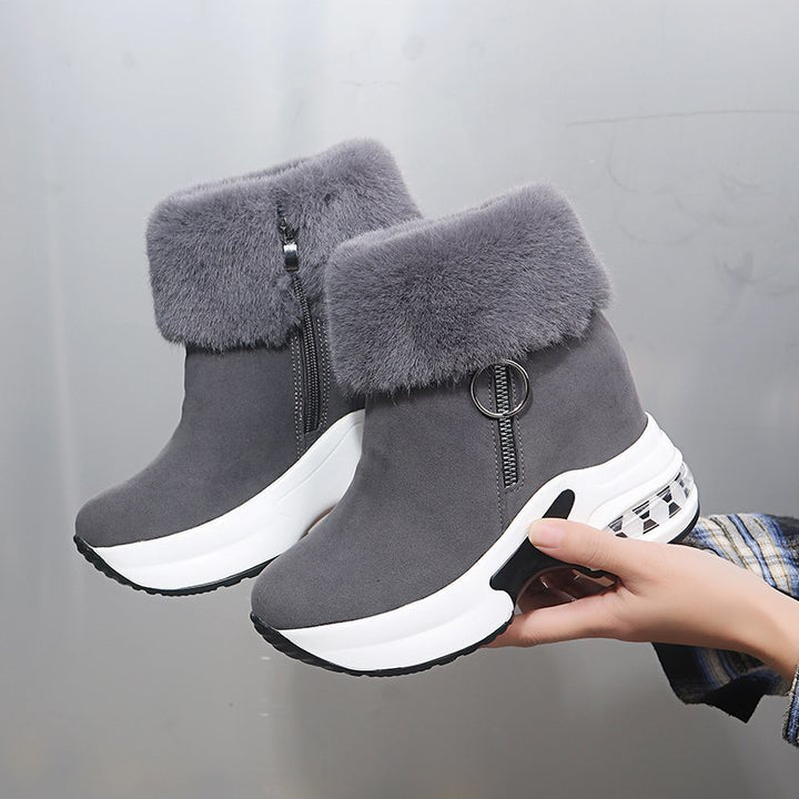 Dame foret sneakers støvler med moderigtigt plateau Stilla