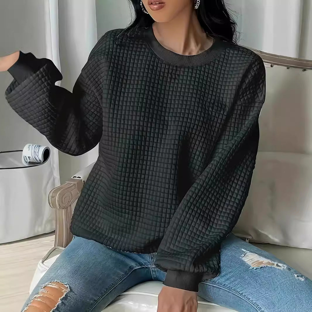 Dame Struktureret Sweatshirt Stilla