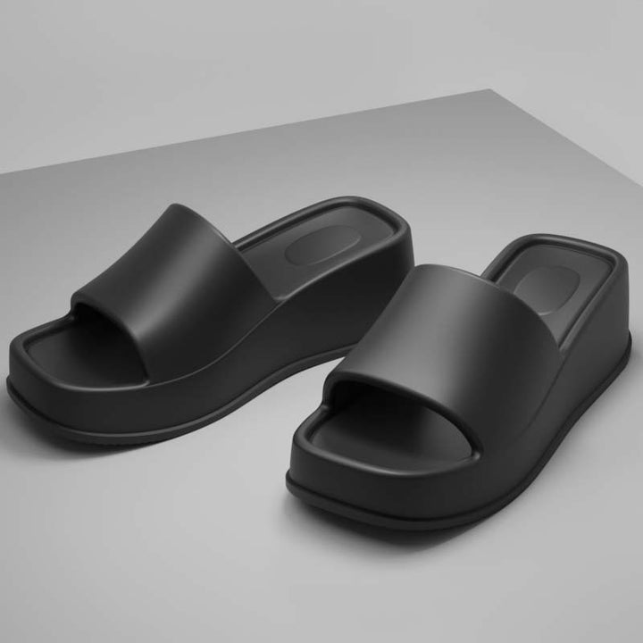 Dame Plateau-bade sandaler med skridsikker sål og ergonomisk form Stilla