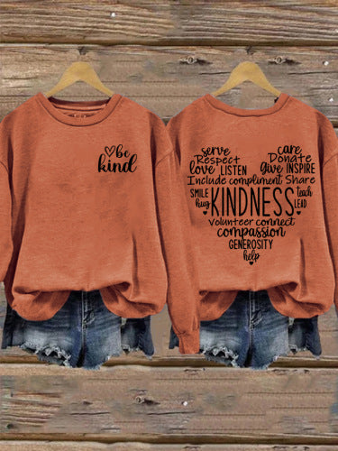 Dame sweatshirt med inspirerende kold design og generøs pasform Stilla