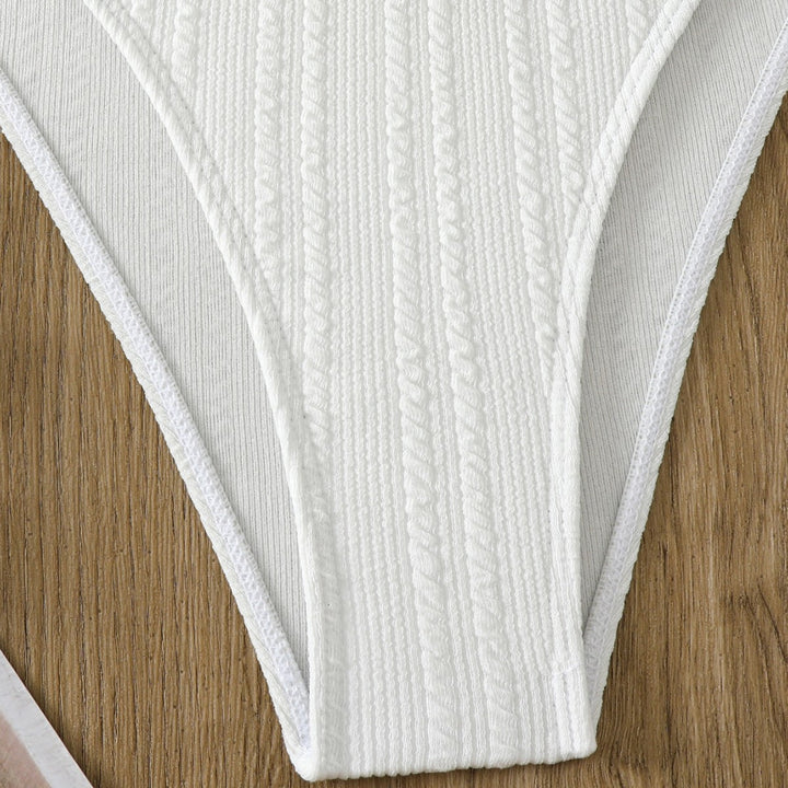 Dame ribbet Bralette Bikini-Sæt Stilla