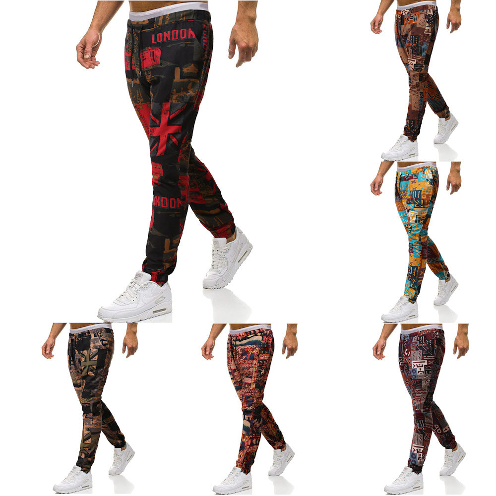 Herrer Stilfuld Urban Mønster Jogger-bukser Stilla