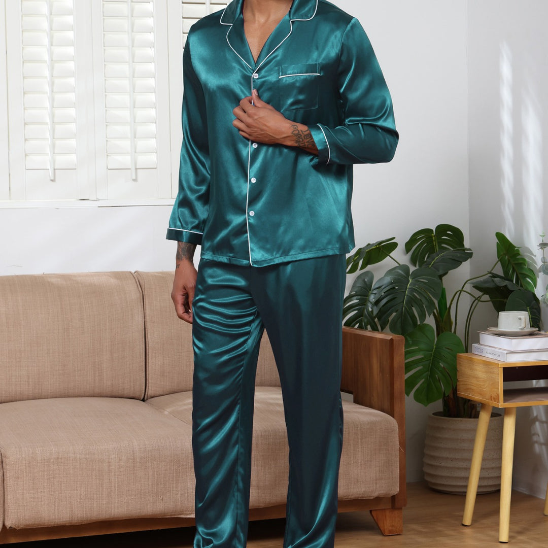 Herrer pyjamas sæt i luksuriøs satin Stilla