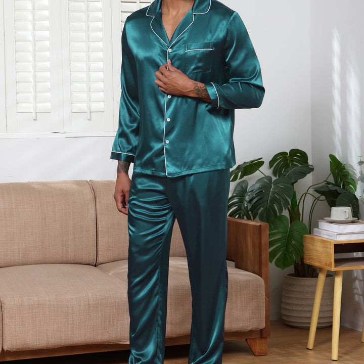 Herrer pyjamas sæt i luksuriøs satin Stilla