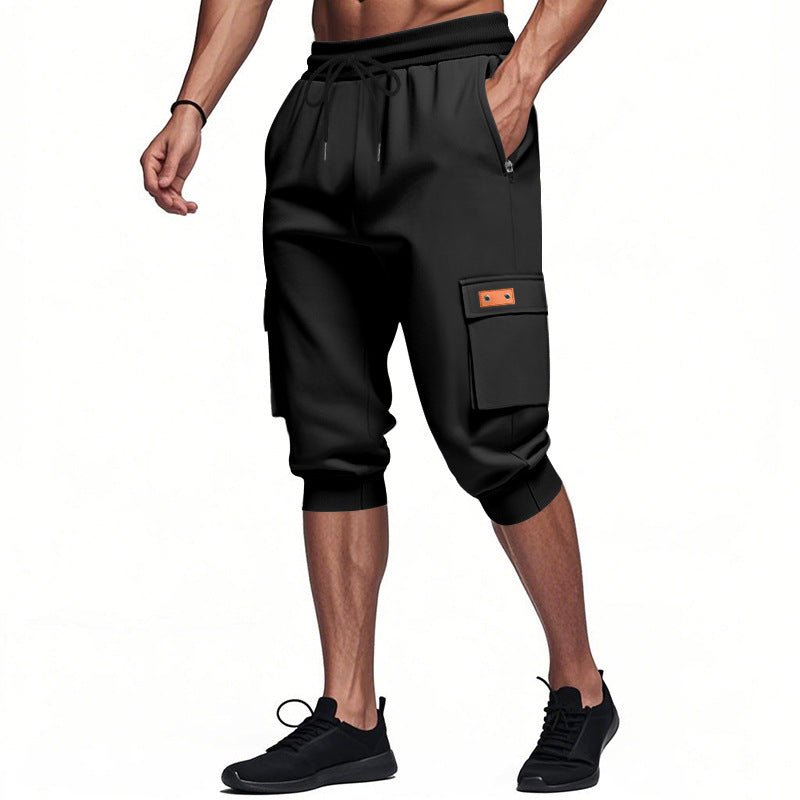 Herre cargo shorts med elastisk talje og sidelommer Stilla