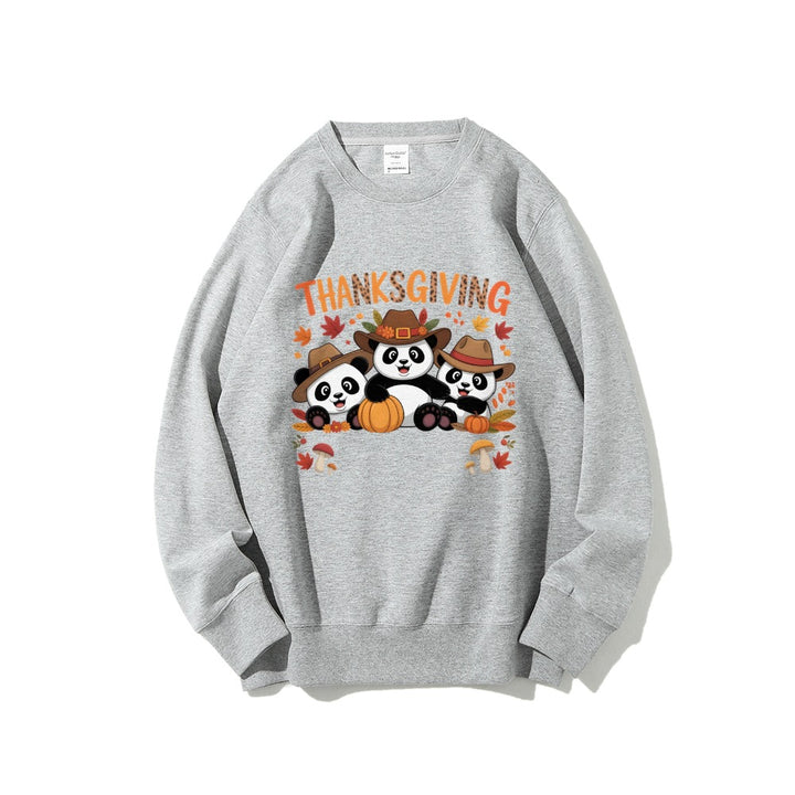 Kvinders sweatshirt med sjovt dyre design og efterårsmotív Stilla