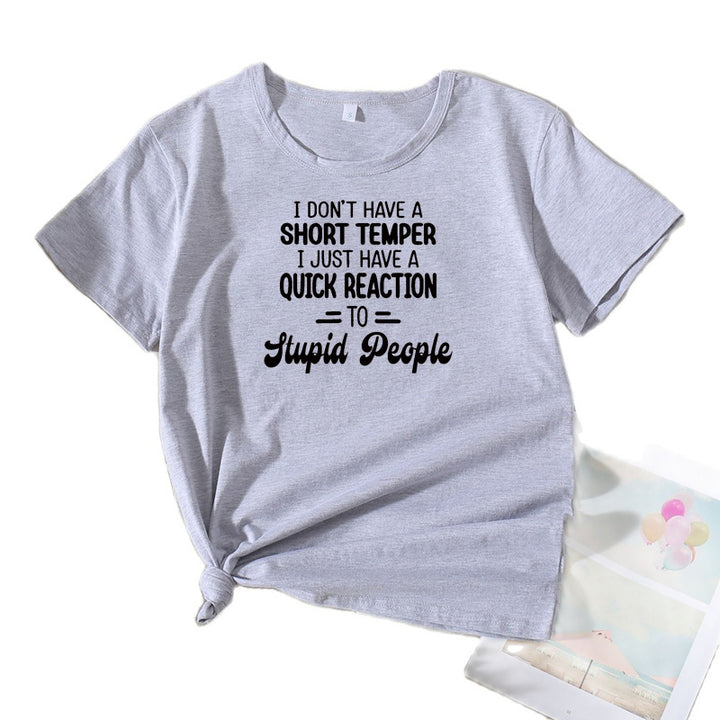 Kvinder sjovt citat T-shirt Stilla