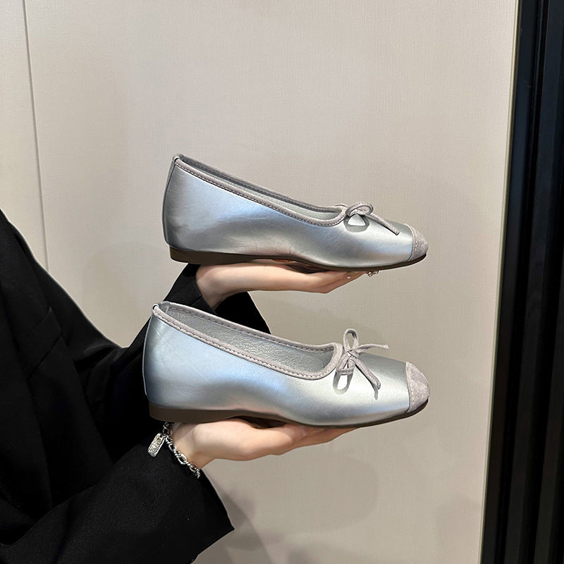 Femme Elegante Ballerina Ballerinas med sløjfeaccent Stilla
