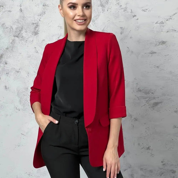 Dame Blazer med elegant snit og moderne detaljer Stilla