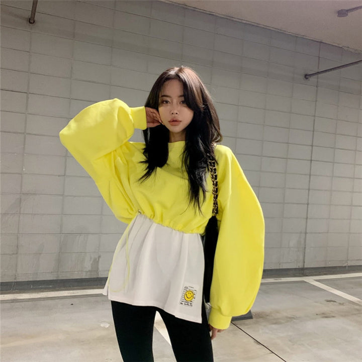 Kvinders fashionable sweatshirt med voluminøse ærmer Stilla