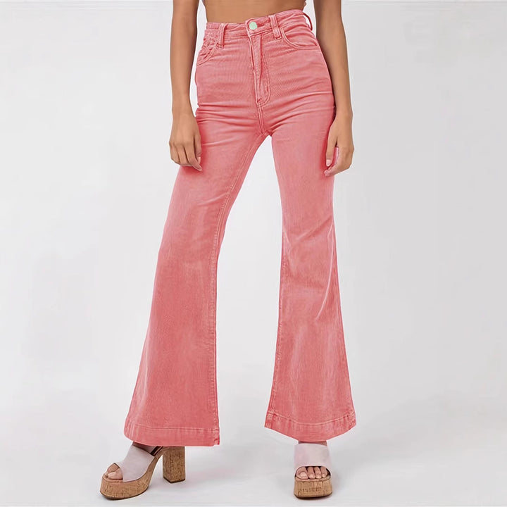 Dame høj talje svingende jeans Stilla