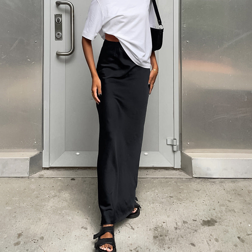 Dame Elegant Maxi-Nederdel Stilla