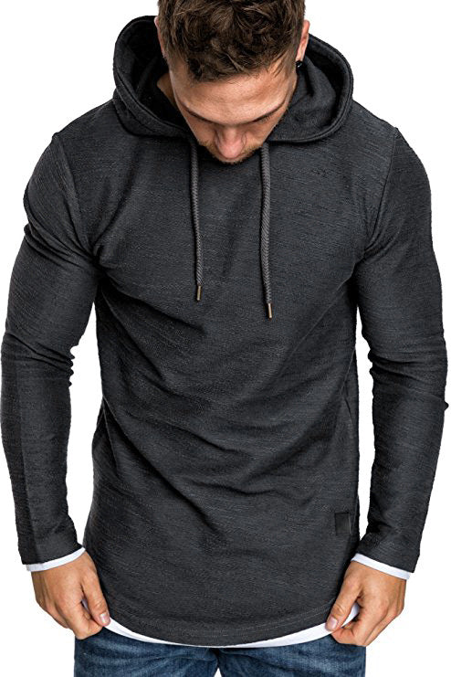 Herrer Stilfuld Langærmet Hoodie Top Stilla