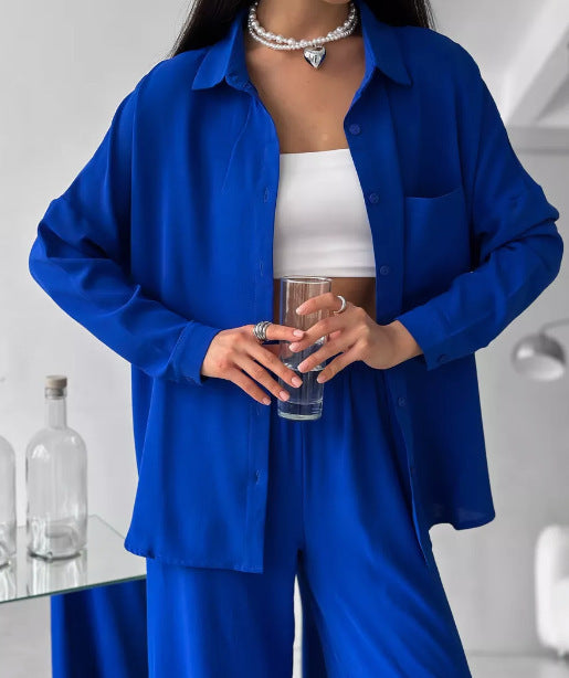 Dame afslappet oversized skjortejakke med fint stof Stilla