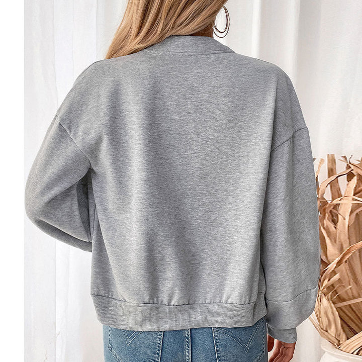 Dame afslappet sweatshirt med voluminøse ærmer Stilla