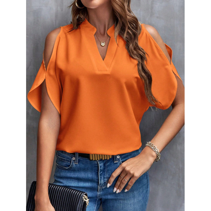 Dame Elegant Kold-Skulder Bluse Stilla