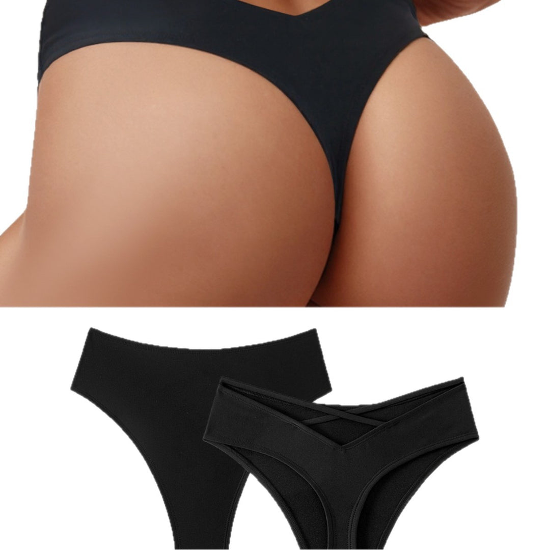 Dame Bikini-trusser med justerbare X-stropper og elegant design Skovae