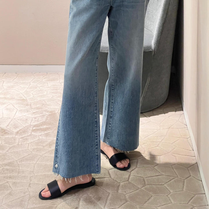 Dame Sleek Minimalist Slide Sandaler Stilla