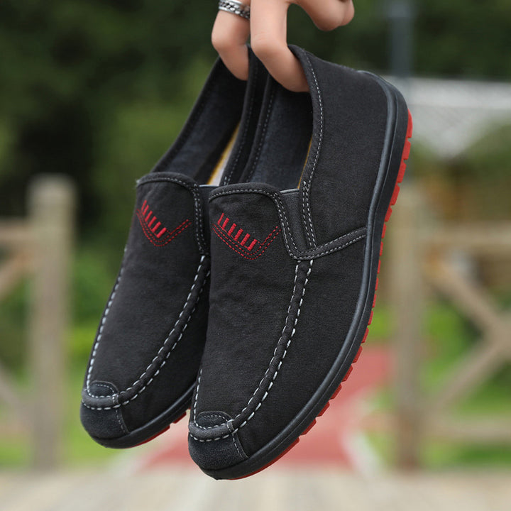 Herrer Suedeslippers Komfort Mokkasiner Stilla
