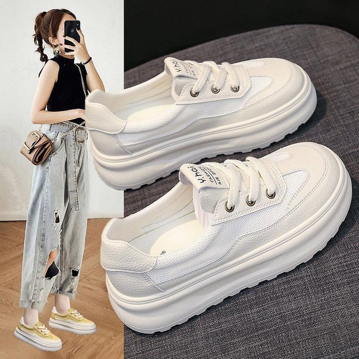 Dame Chunky Sneakers med innovativt plateau og åndbar overfladestruktur Stilla